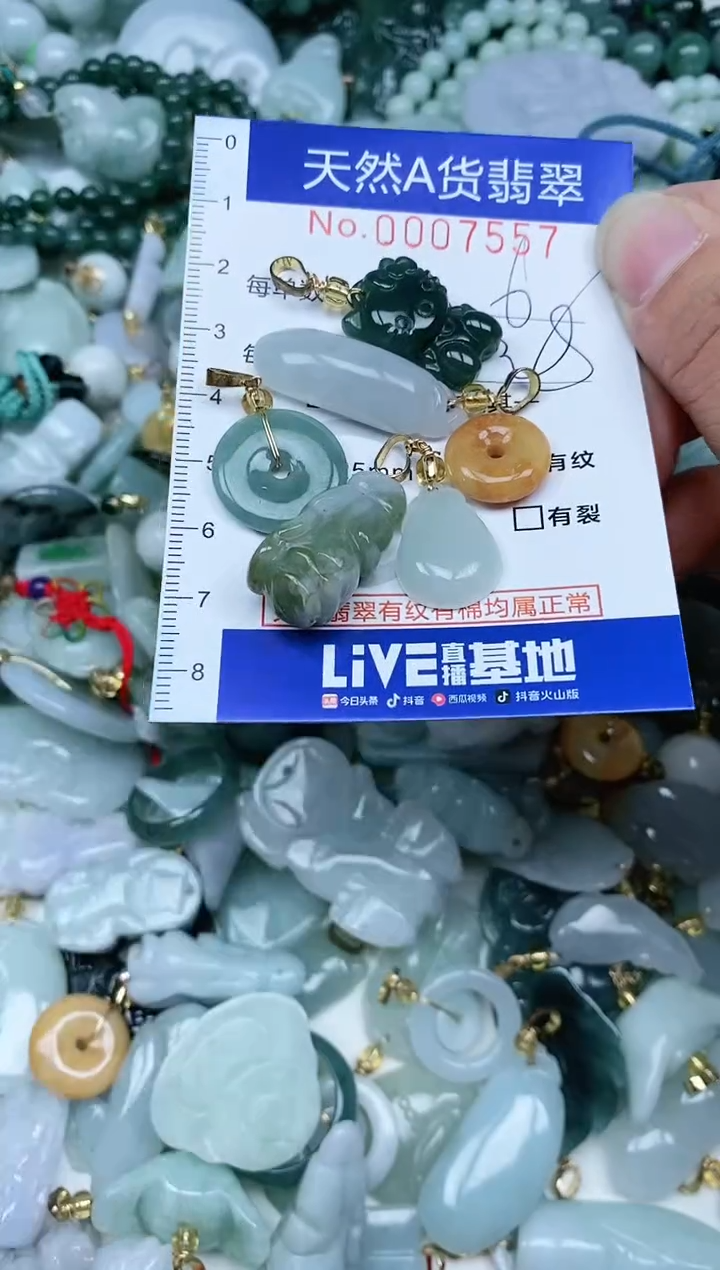 【闪购商品】翡翠吊坠(不含链)未镶嵌翡翠