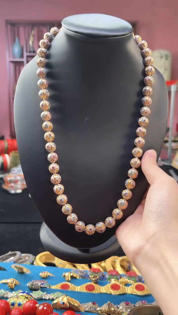 景泰蓝项链金地1.0