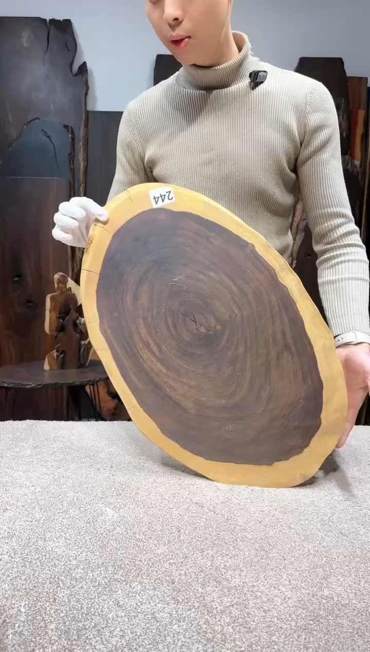 【闪购商品】风车木（黑檀木）尺寸60*37*-2编号244