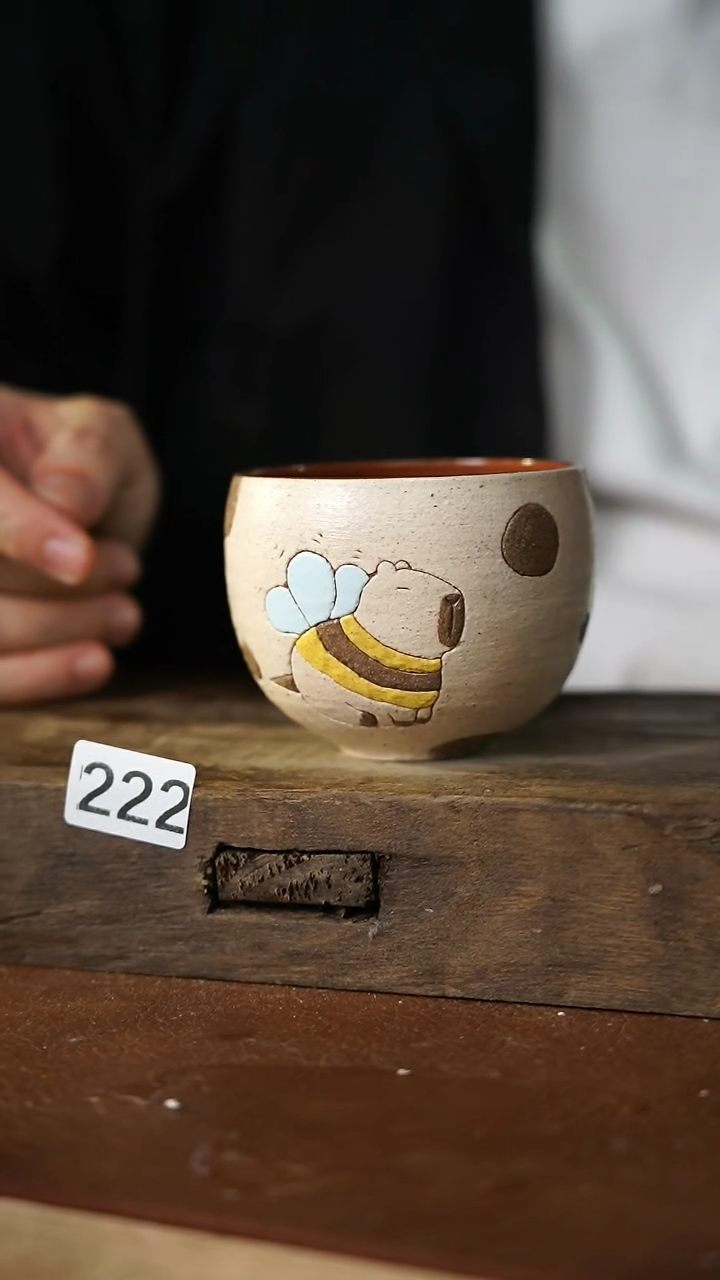 瓷片福利！！设计师款凤禾咖啡杯