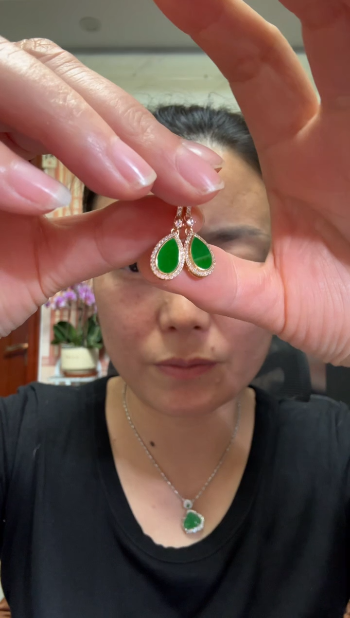 颈饰银S925镶嵌翡翠【多样性发其一】00002811