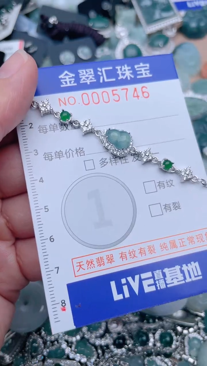 翡翠未镶嵌颈饰5746.......1