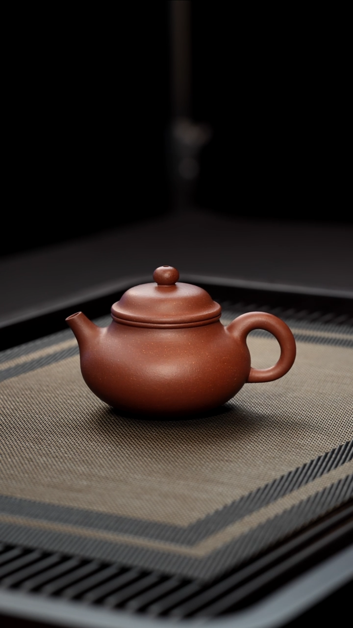 茶壶紫砂全手工紫泥容天180cc30目