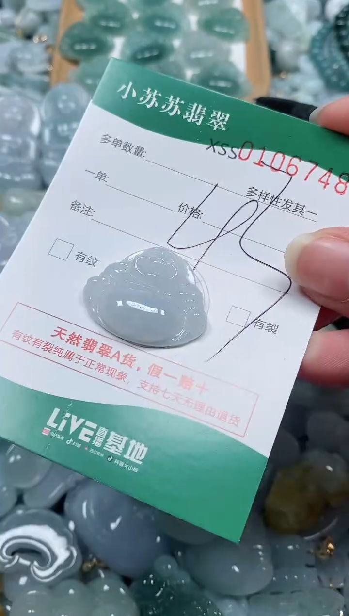 【闪购商品】翡翠颈饰未镶嵌闪购商品0106748