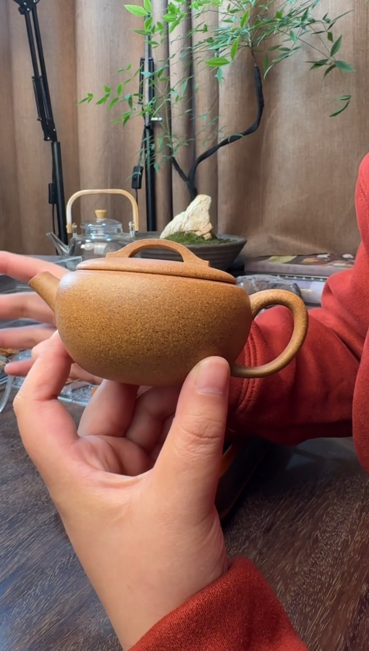 茶壶紫砂汉瓦-半手工制-宝山降坡泥-30目-容量：125CC