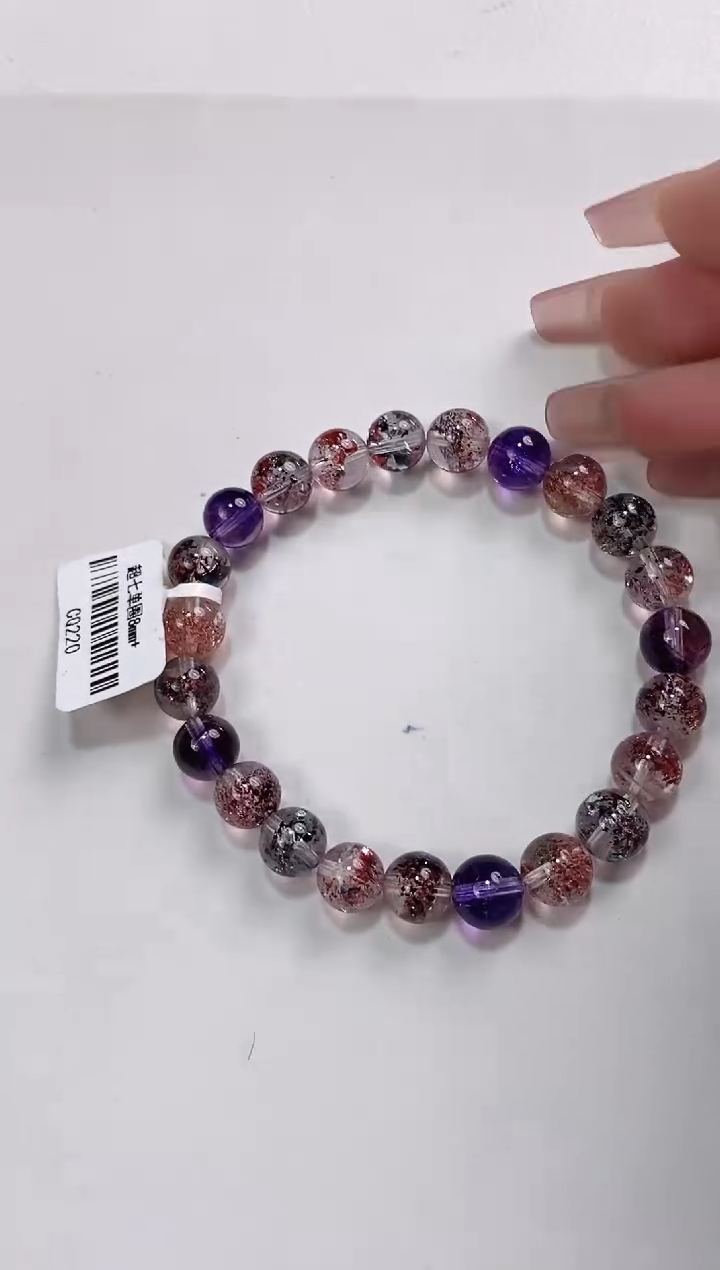 【闪购商品】水晶超七单圈8*未镶嵌多人多样性发其一