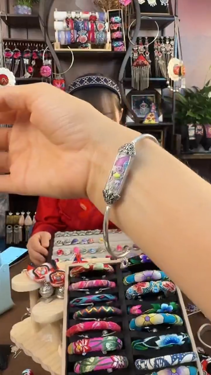 织绣 民族风手工非遗老绣饰品607