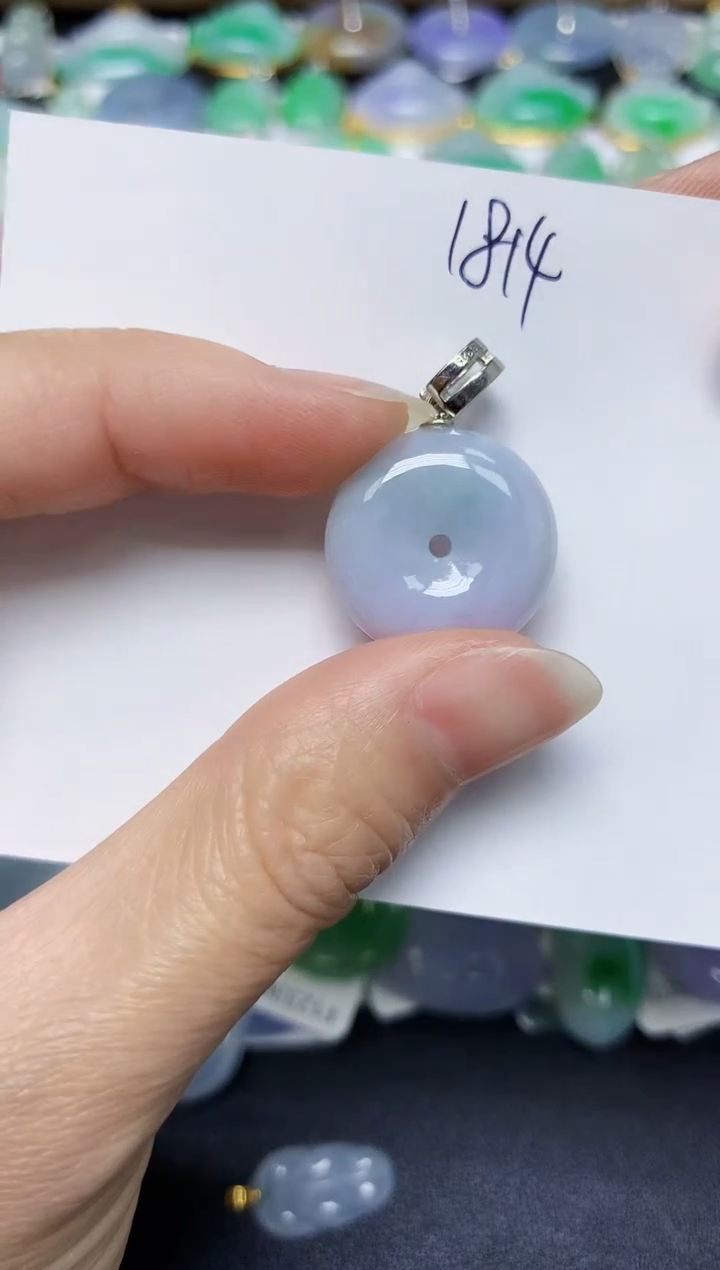翡翠未镶嵌颈饰 天然缅甸翡翠A货