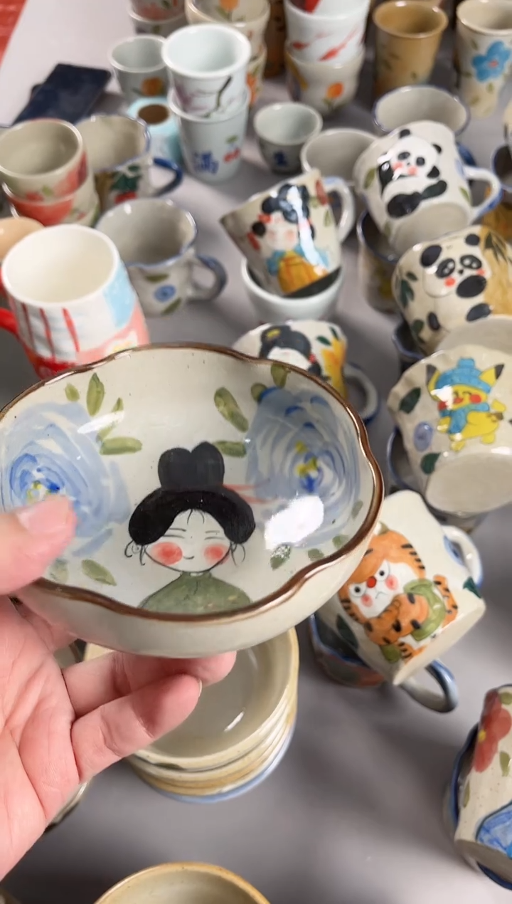 【闪购商品】瓷片景德镇手绘高温釉下彩