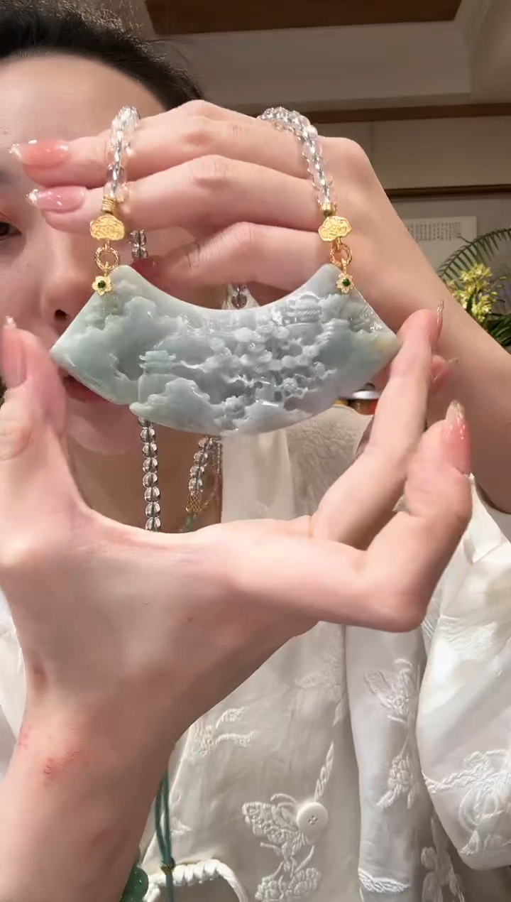 【闪购商品】翡翠颈饰未镶嵌国风