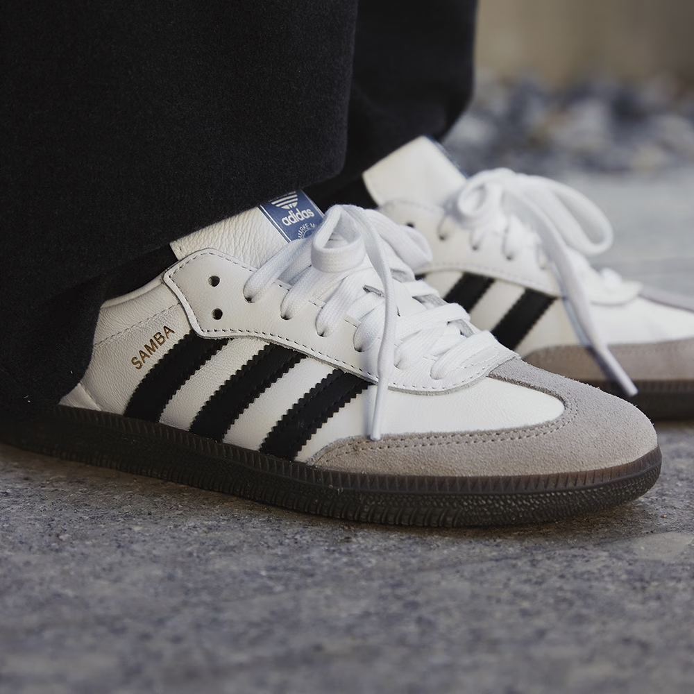 Adidas阿迪达斯三叶草男女款 SAMBA OG 小白鞋德训「T头鞋」B75806