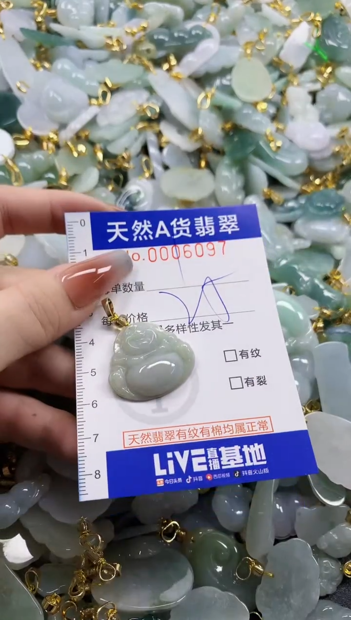 颈饰未镶嵌翡翠天然A货翡翠