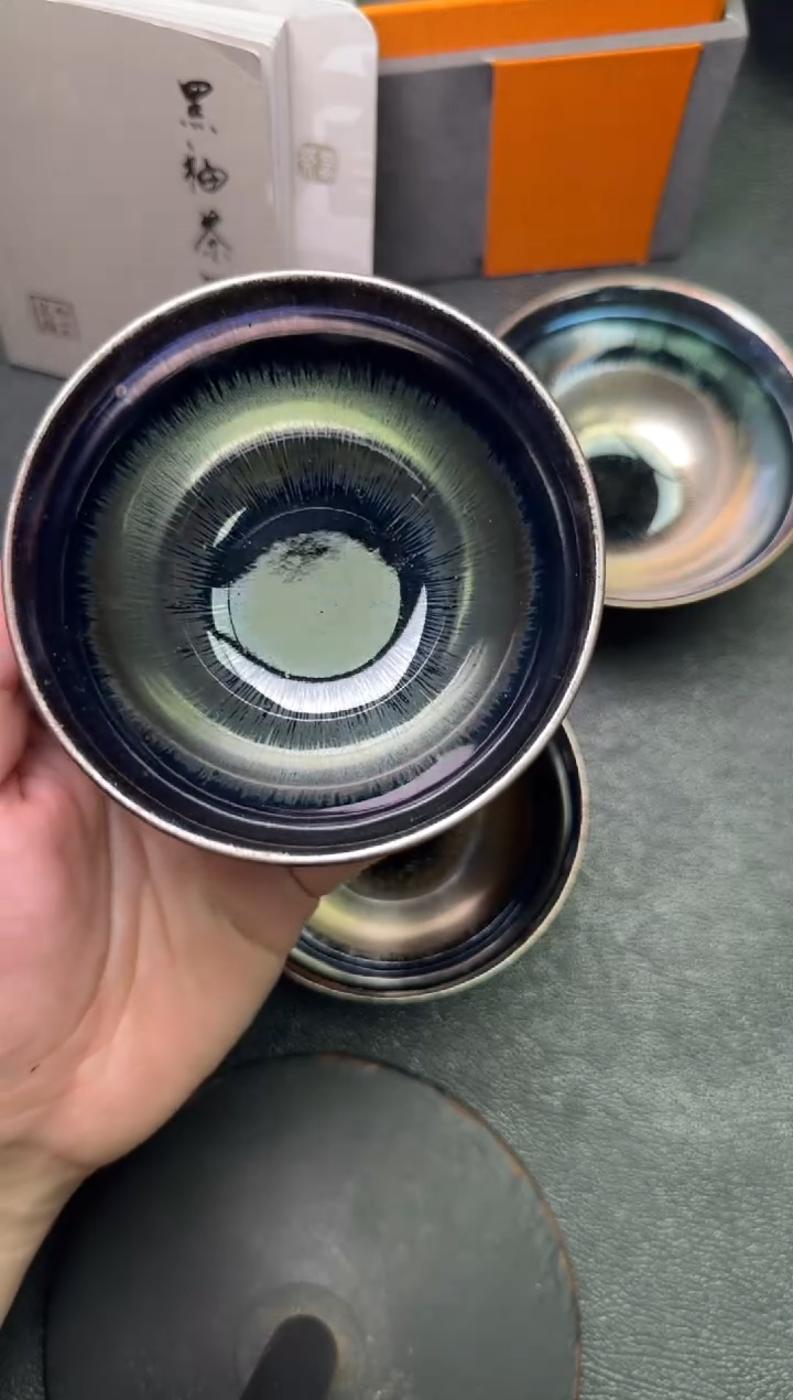 茶盏白丁茗瓷茶器85