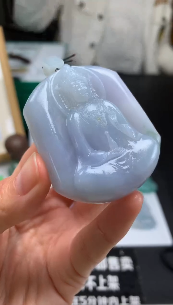 【闪购商品】定制翡翠未镶嵌吊坠-91086