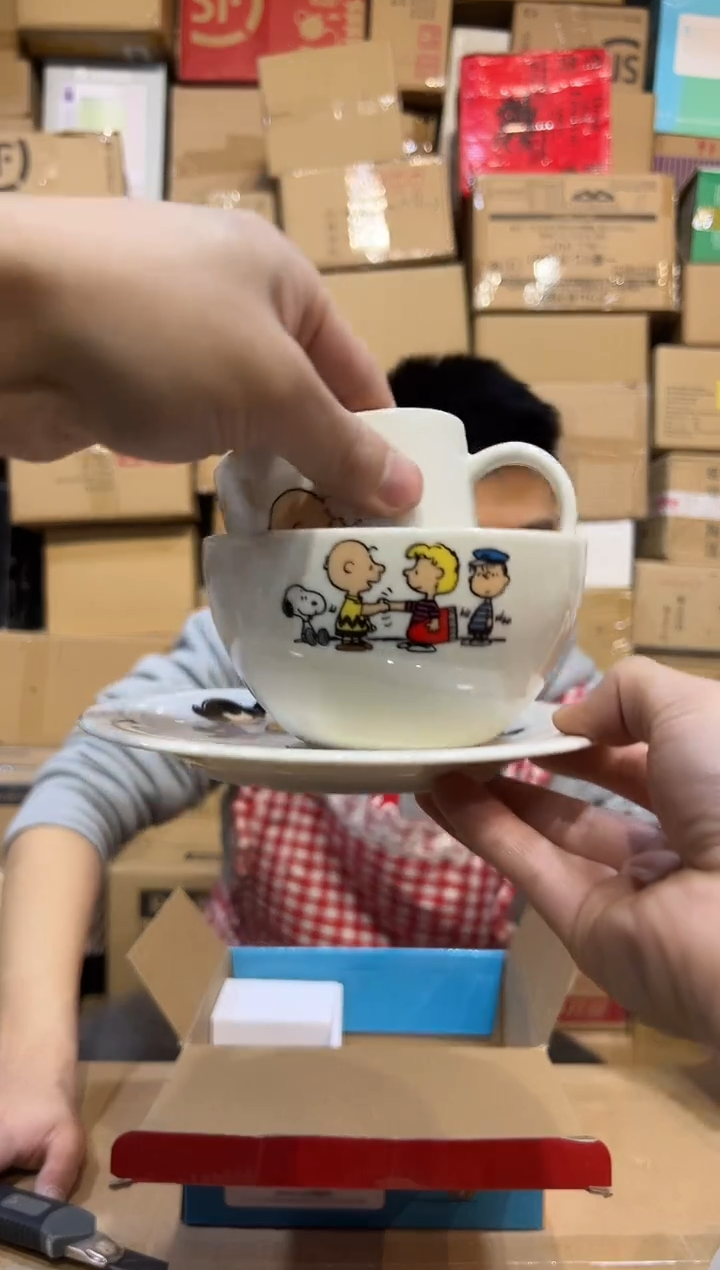 【闪购商品】杯01款原盒史努比3件套