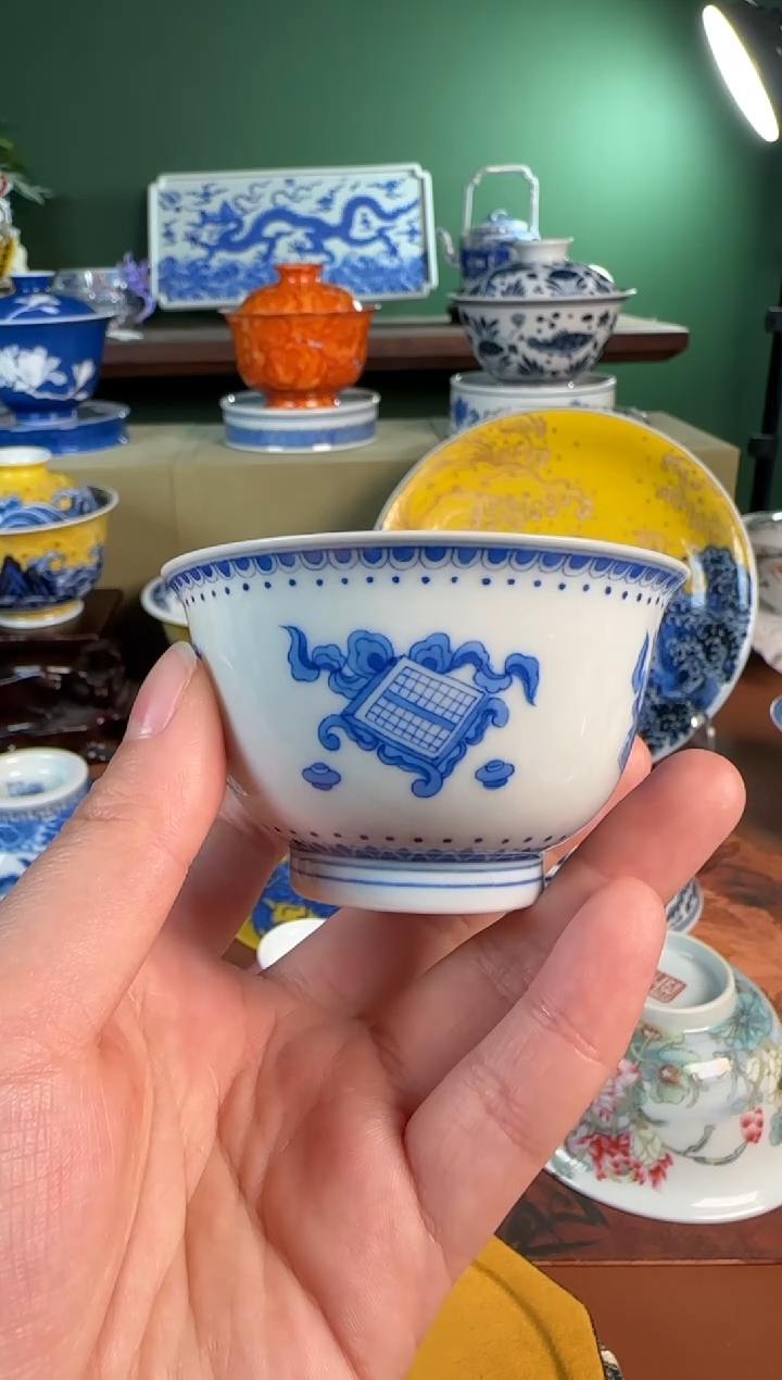 【闪购商品】杯景雨雅玩 八宝杯杯