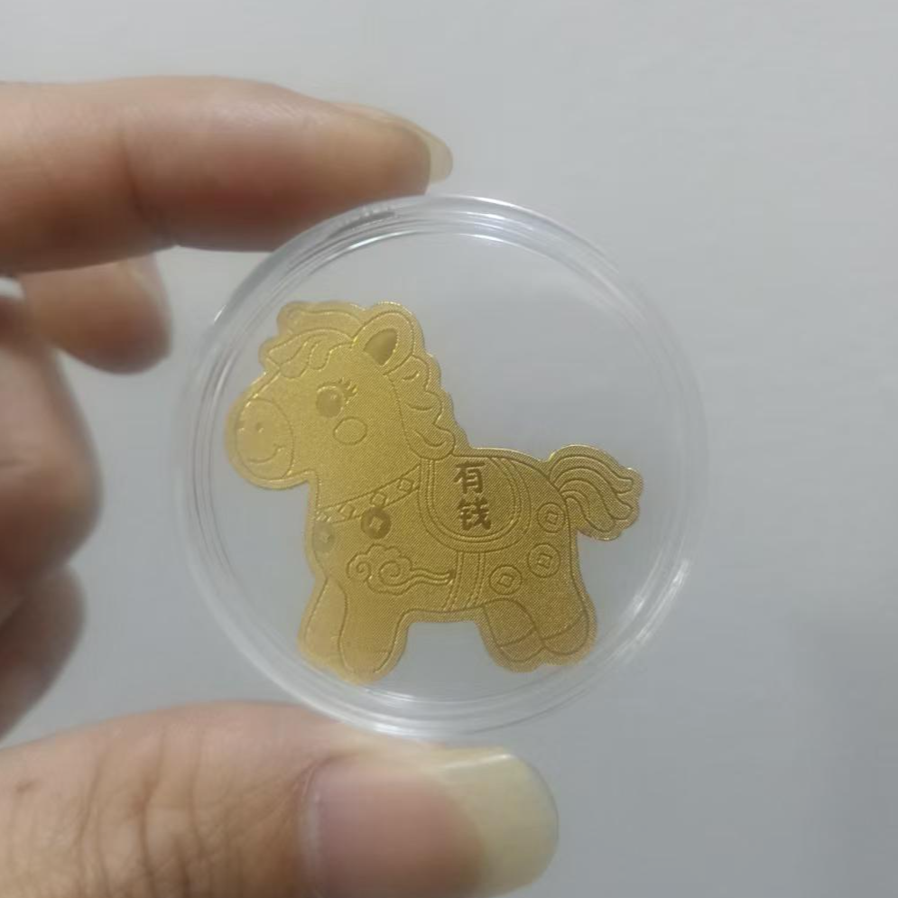 含金工艺品【水贝郑小小】手机贴礼物