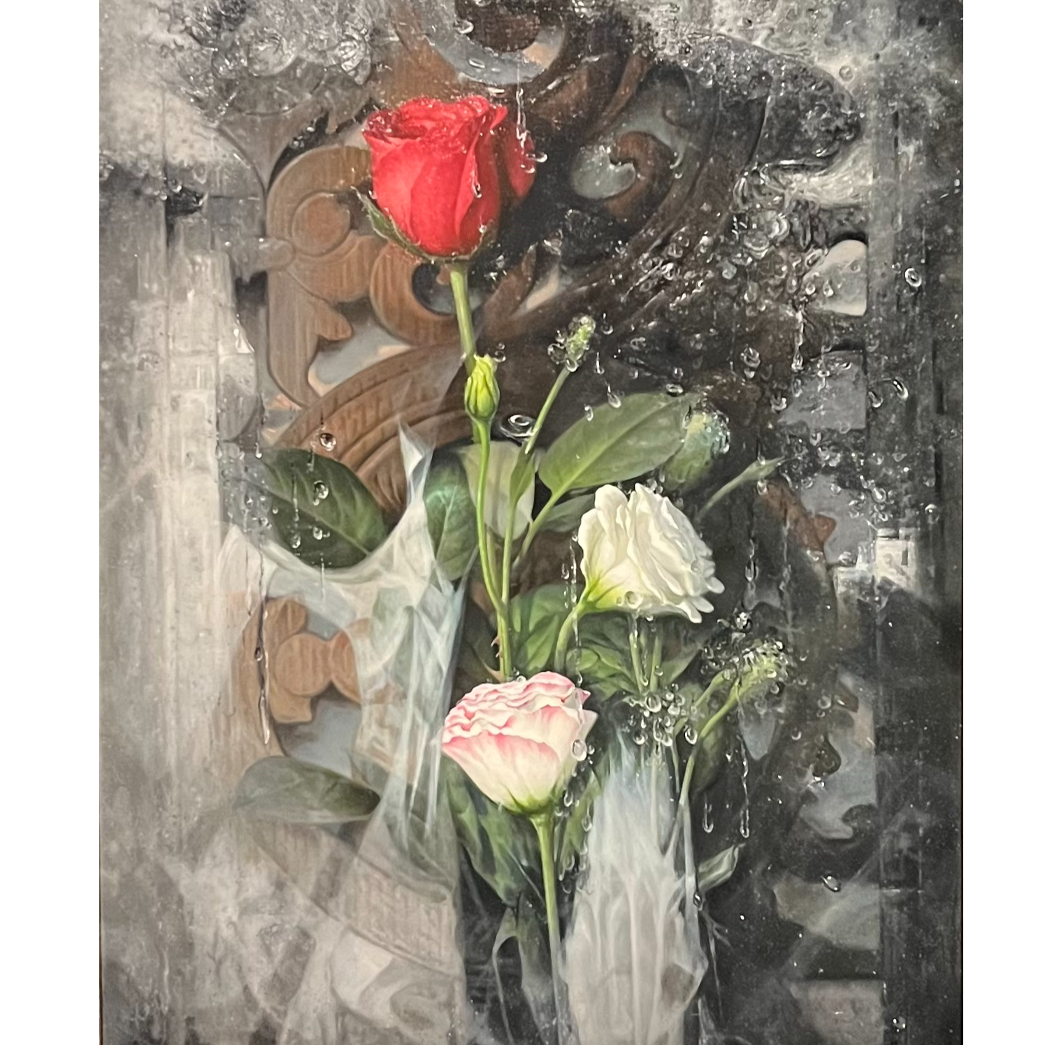 《静物花》50*70cm 