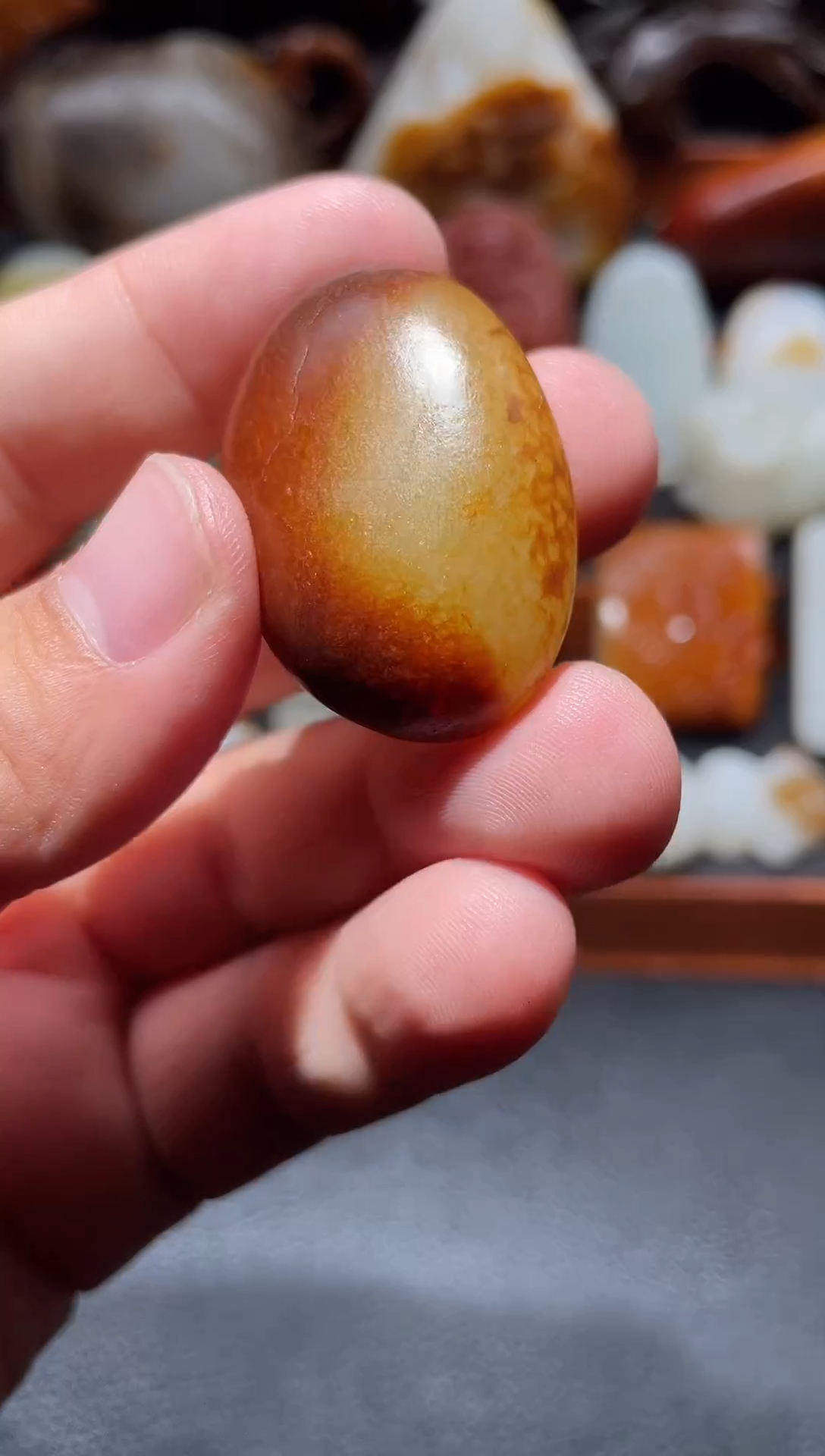 吊坠白玉菩提一**欢佛公和华国锋