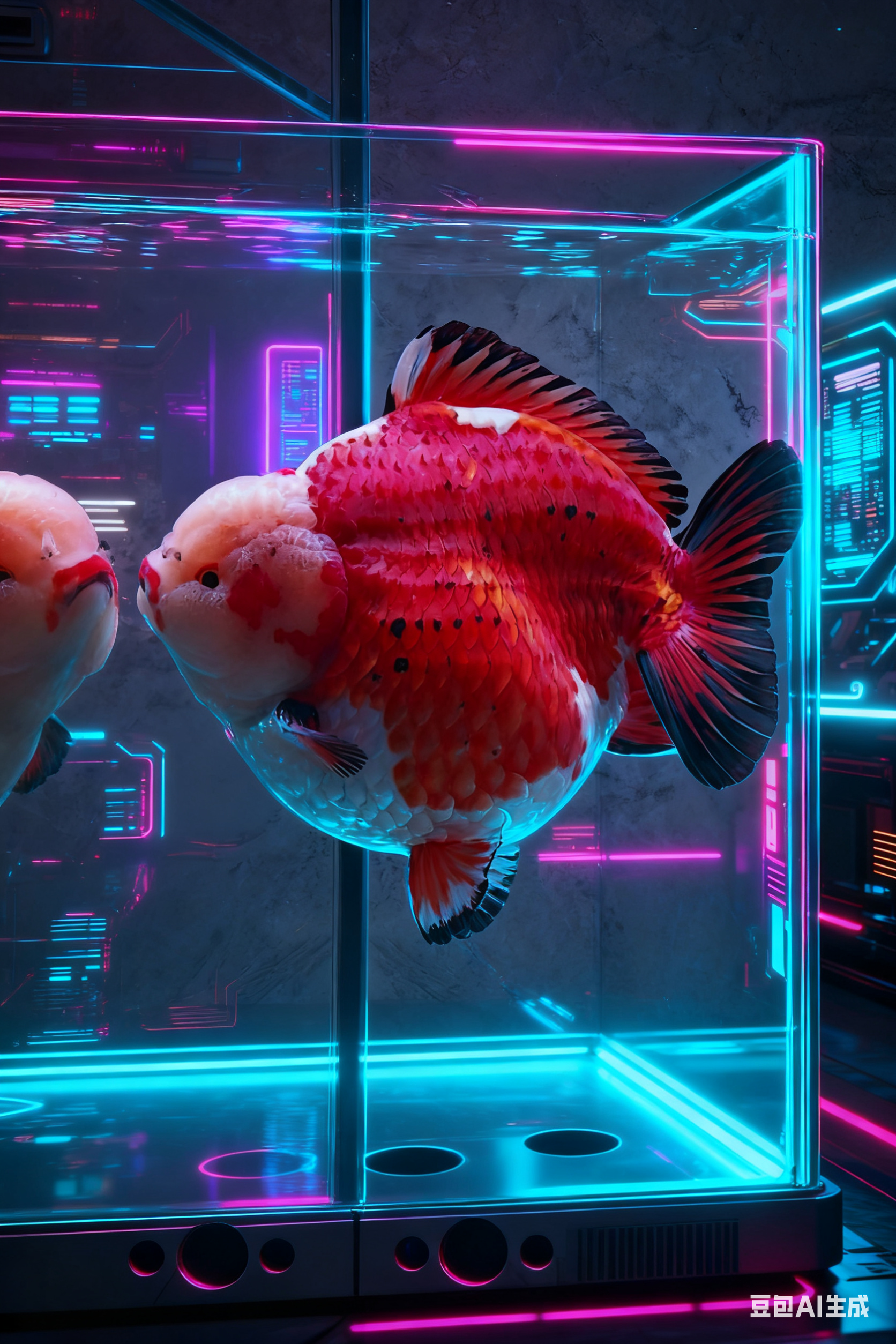 精品泰狮观赏鱼收到无完整开箱视频无售后一物一拍，马印灯效果