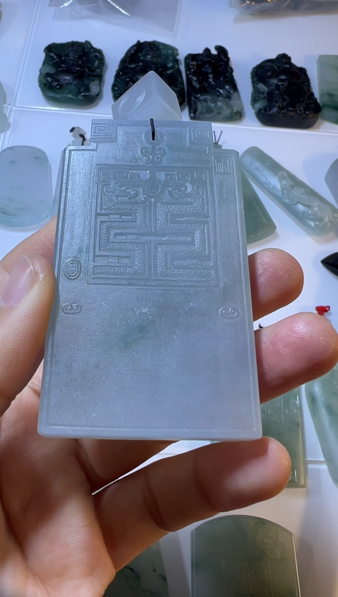 【闪购商品】定制翡翠未镶嵌无事牌