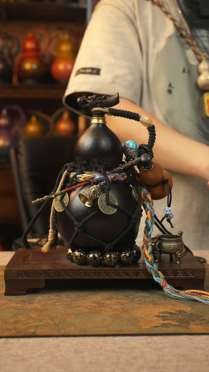 171大漆一物一拍记葫堂出品[不带手串】