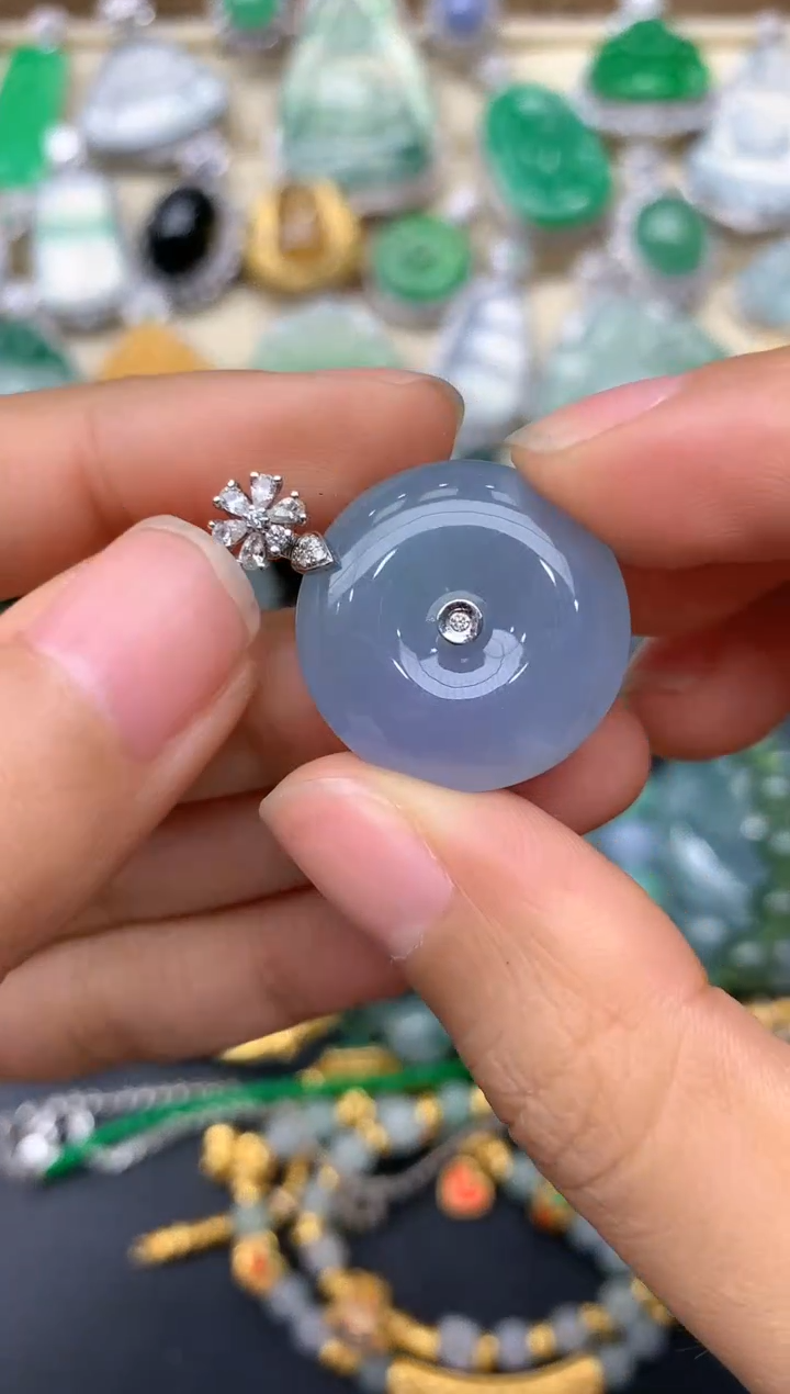 【闪购商品】翡翠颈饰18K金镶嵌232-中国好珍宝