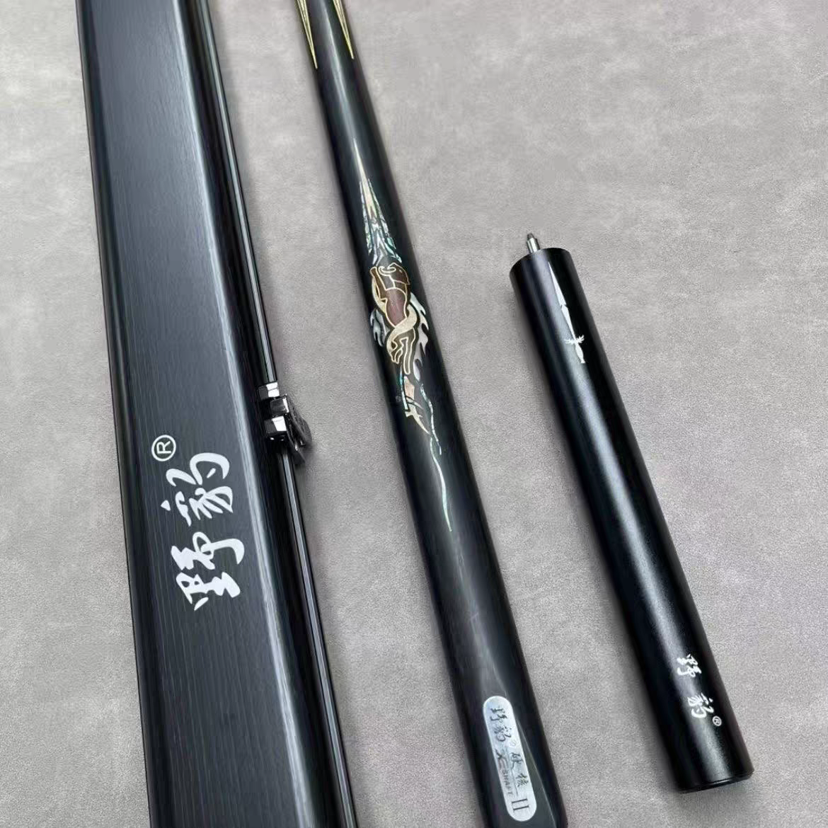 野豹球杆 硬核二  打感舒适白蜡木前支台球竿