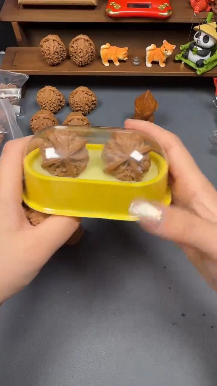 吊坠桃核7****?精品四棱文玩核桃