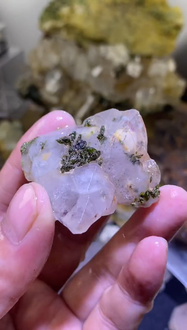 未镶嵌珠宝半成品水晶96号莫奈四川超七花园水晶原石