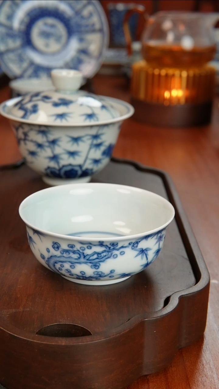 【闪购商品】景德镇镹曰陶手工手绘柴窑茶具