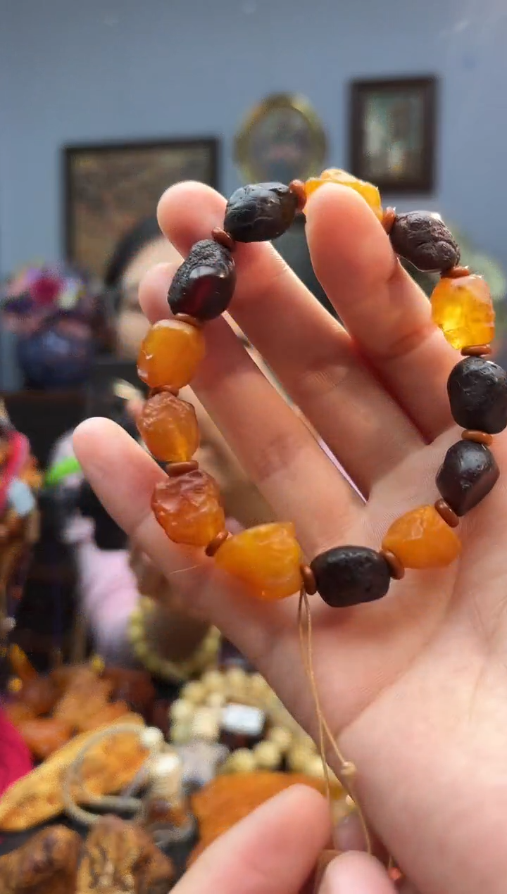 手串琥珀未镶嵌手串