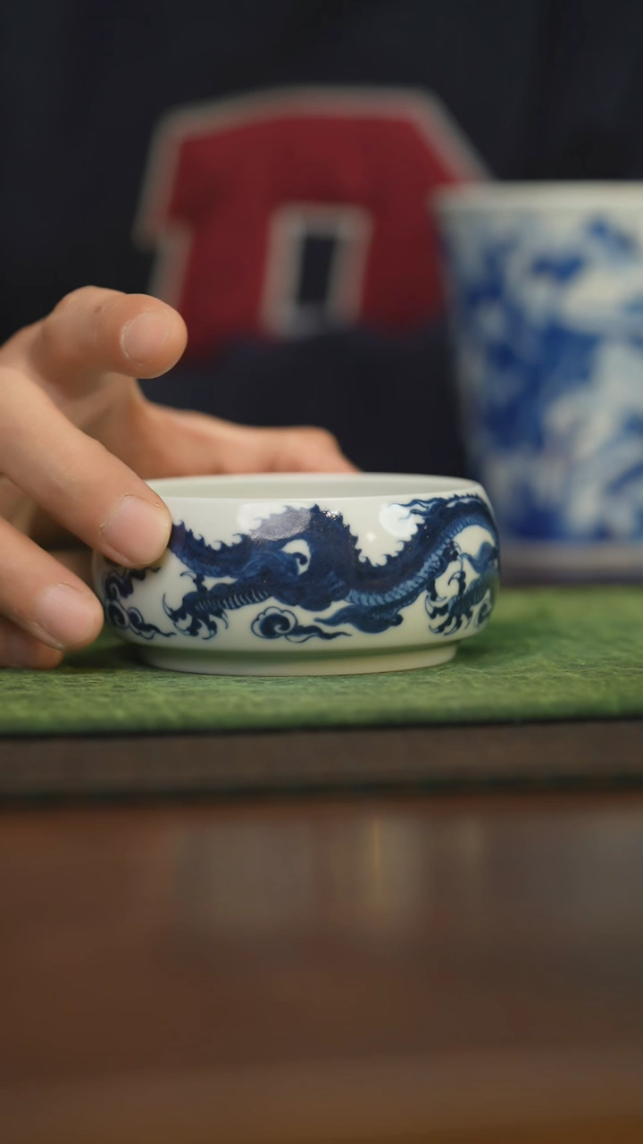 【闪购商品】杯柴窑青花破价福利
