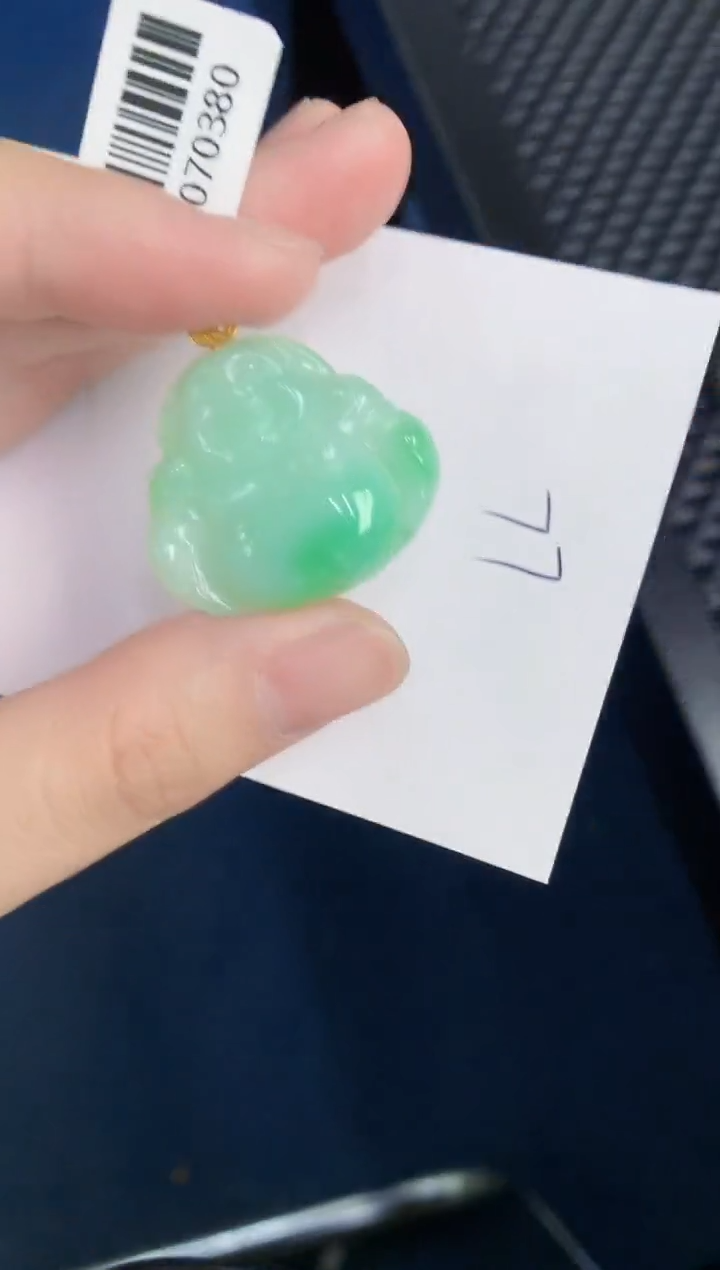 【闪购商品】翡翠颈饰18K金镶嵌000000000