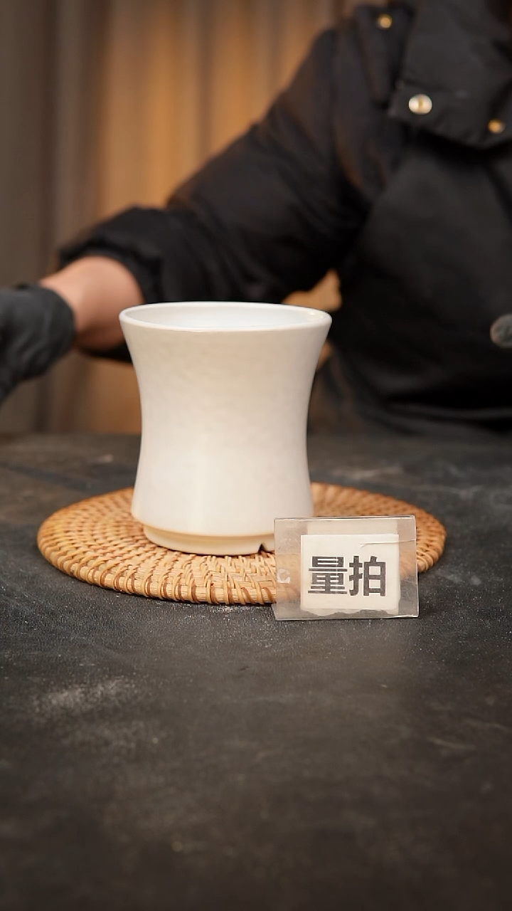 【闪购商品】瓷片泥泥手工花盆口9高11