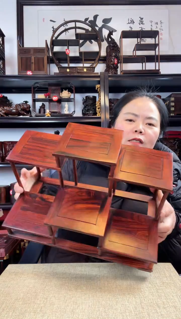木老李红木工艺品350瑕疵