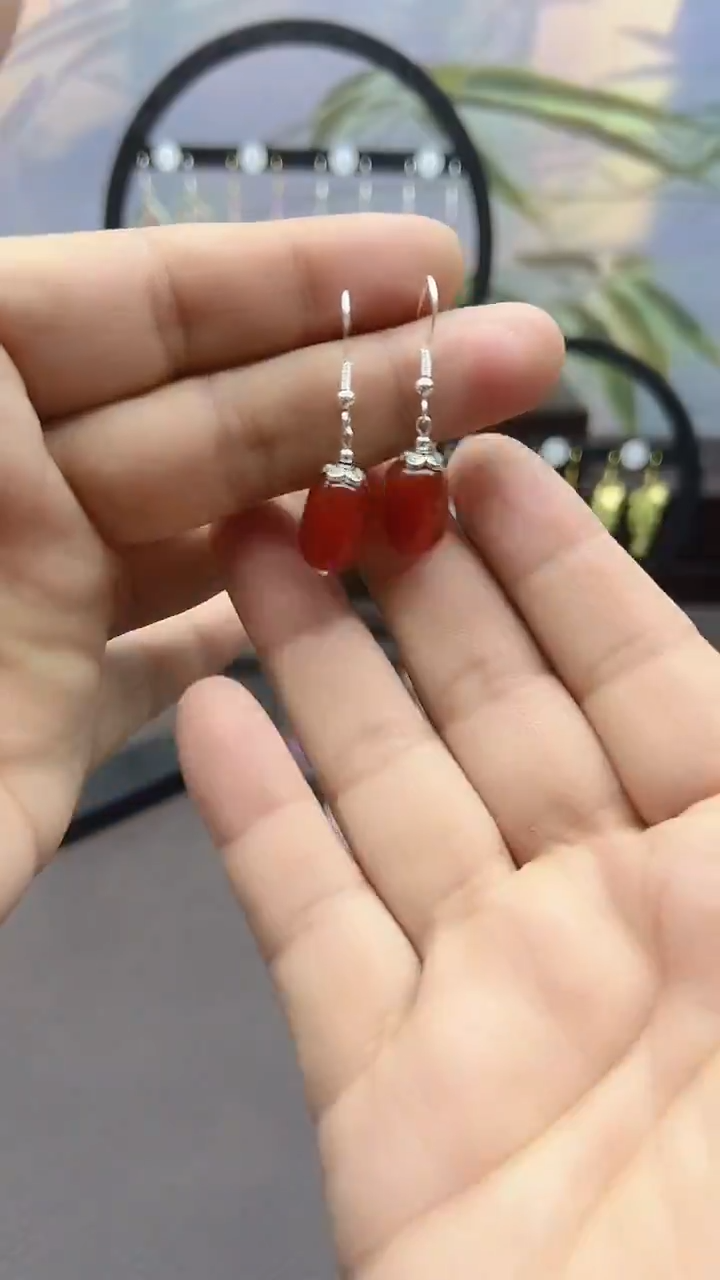 未镶嵌耳饰玛瑙/玉髓303