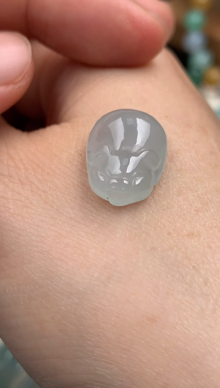 颈饰未镶嵌翡翠吊坠