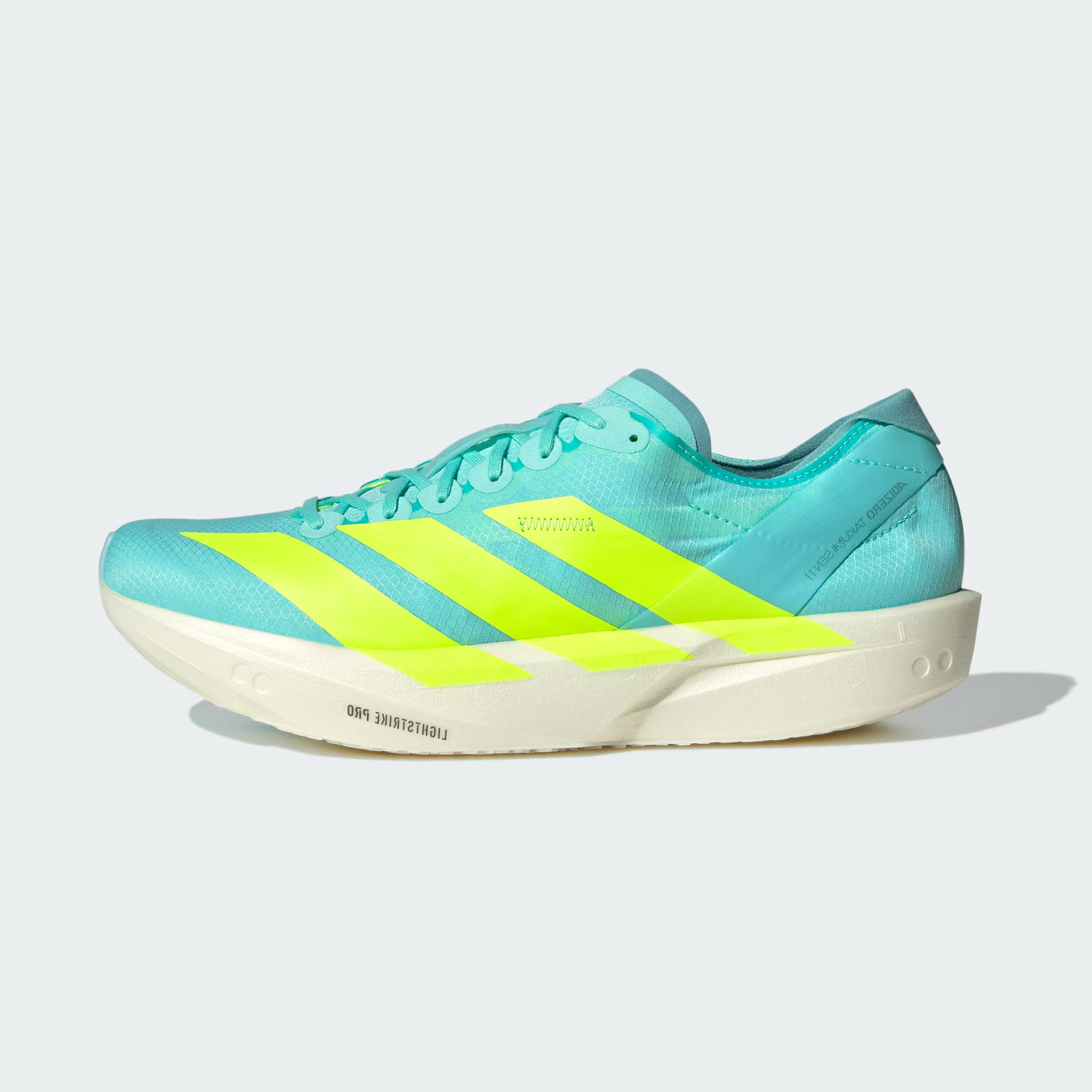 Adidas ADIZERO TAKUMI SEN 11跑者美学减震玻纤柱竞速跑鞋JQ2813