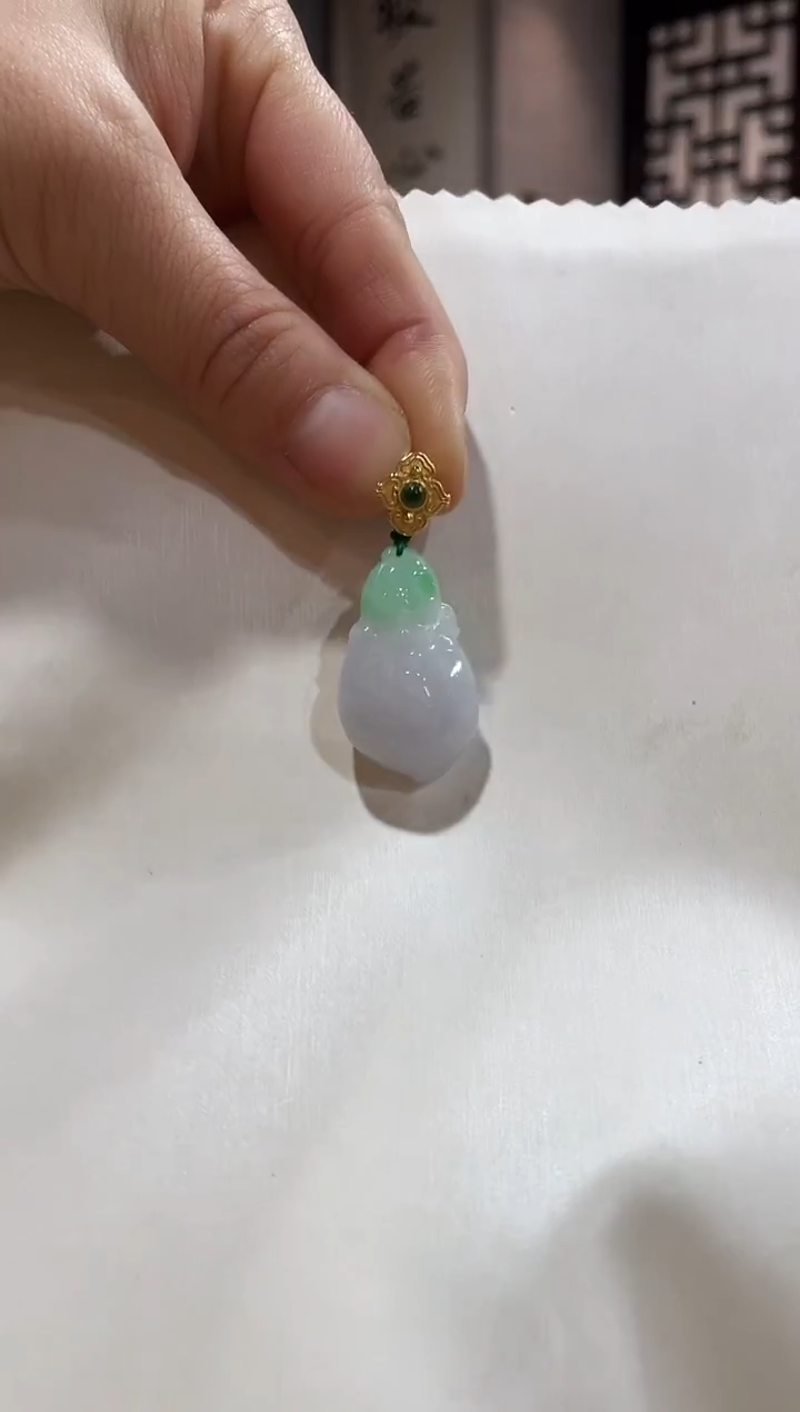 吊坠(不含链)未镶嵌翡翠27