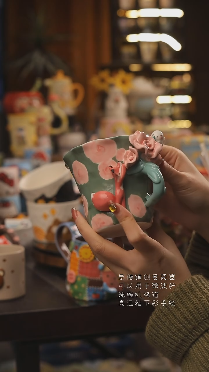 景德镇釉下彩绘设计师款式陶瓷