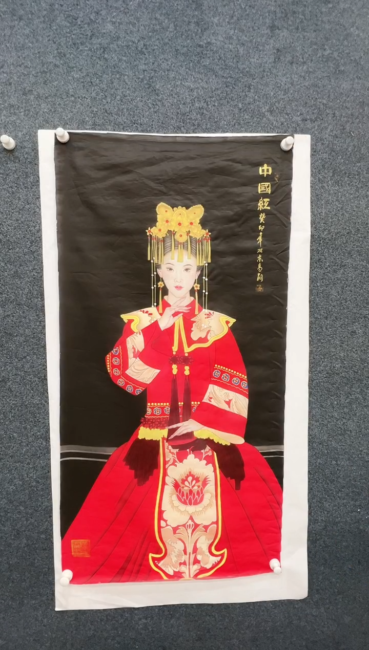 【闪购商品】国画1.28-冯高翔-丝绢四尺-92