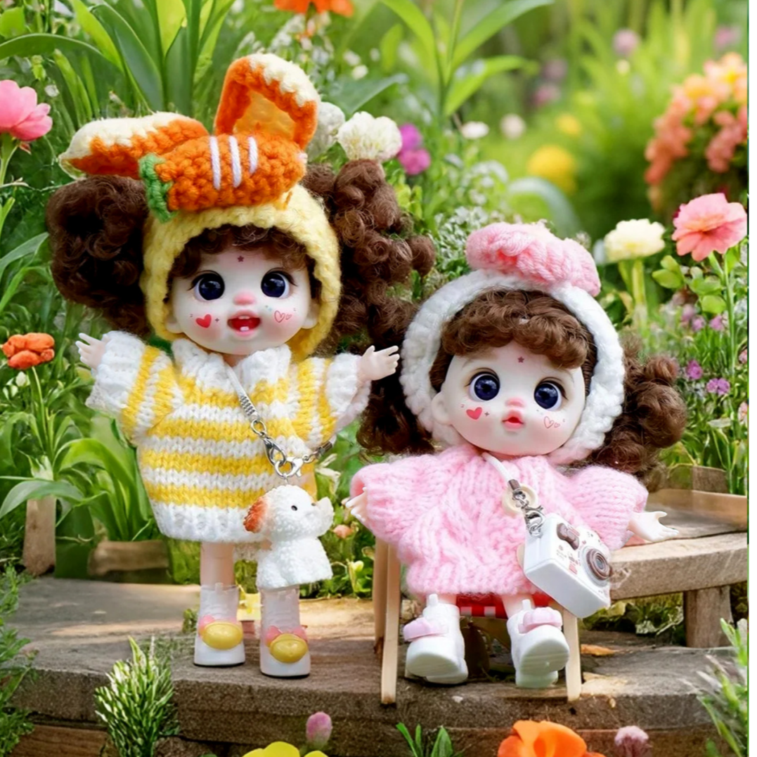 【老粉专属】萝莉芬潮玩娃娃手机挂件摆件