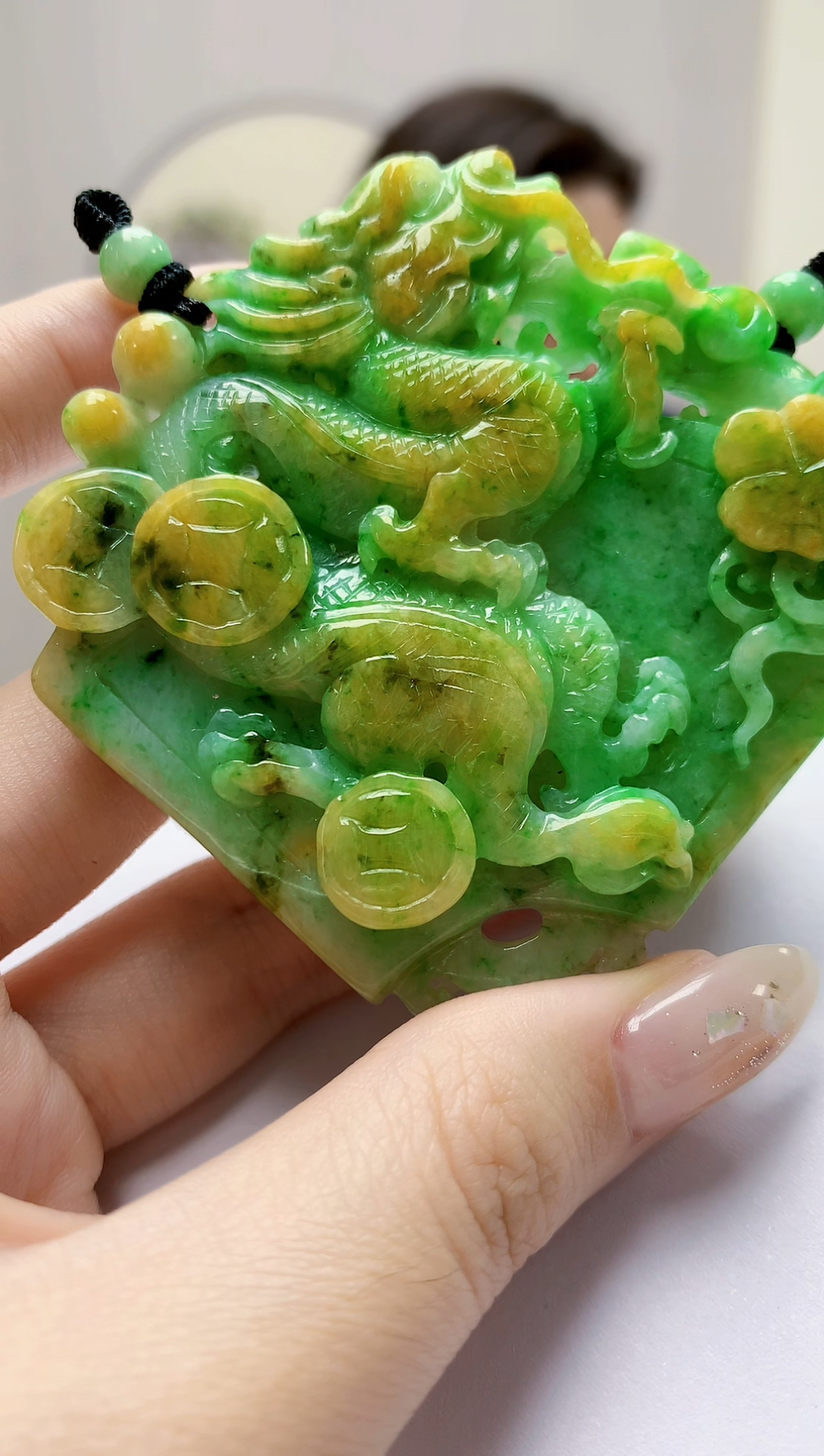 未镶嵌定制翡翠4829jw-毛货挂件131