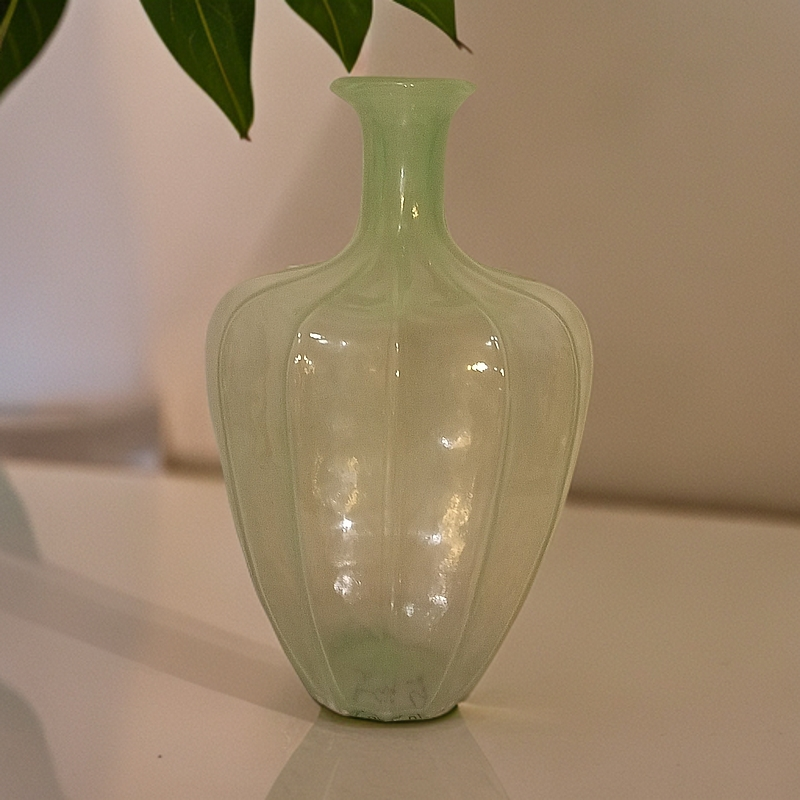 小众南瓜形玻璃花瓶（透明款）
