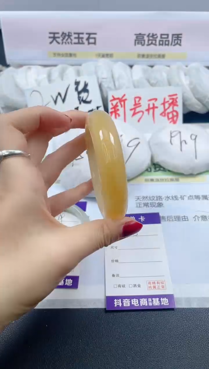 【闪购商品】石英质玉手镯未镶嵌435/57