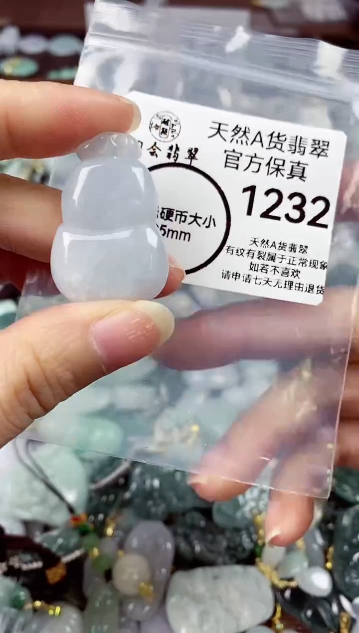 【闪购商品】翡翠颈饰未镶嵌天然A货翡翠1232