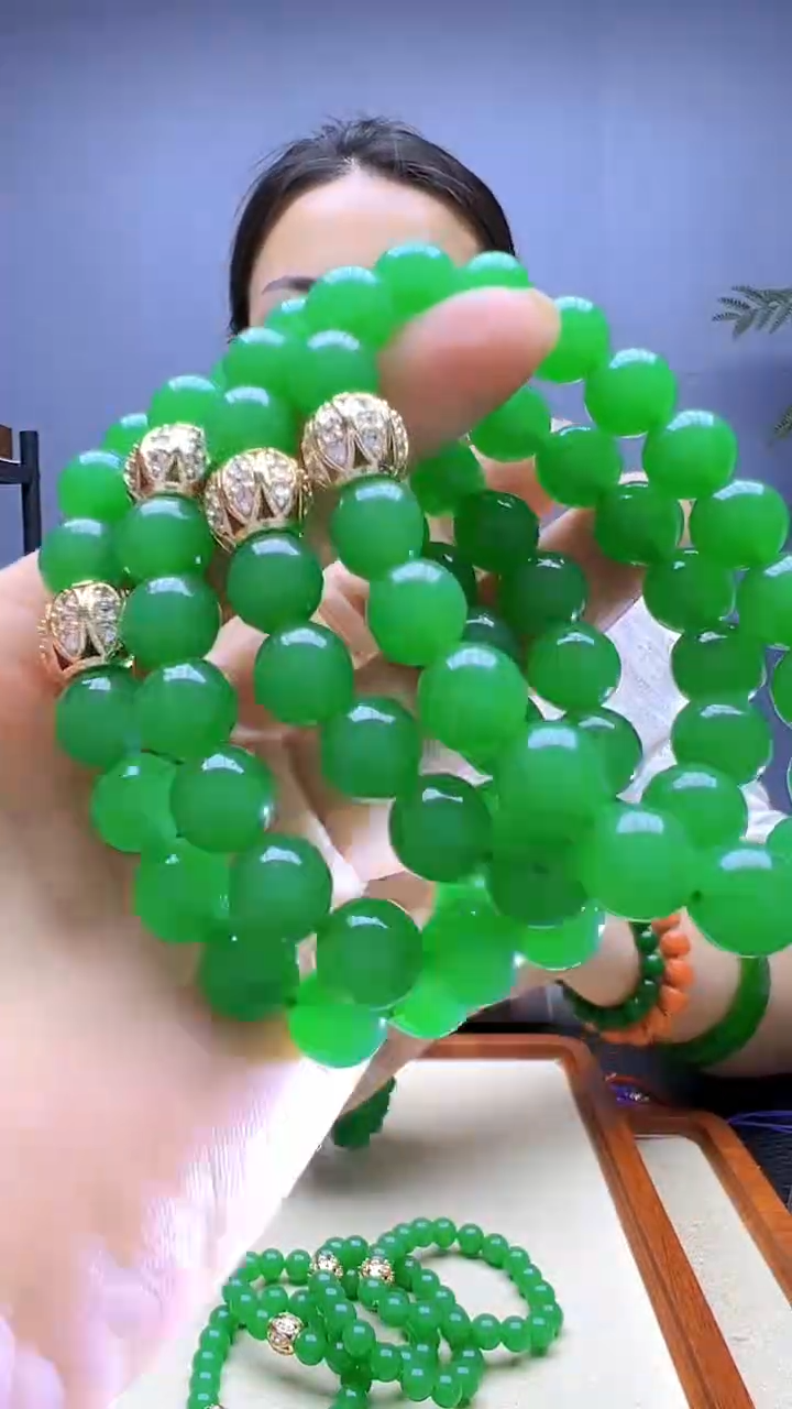 静柏diy严选颈饰10mm手链