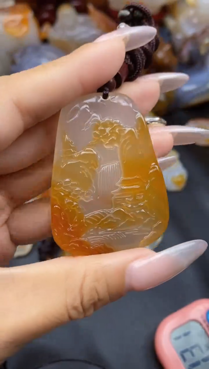 【闪购商品】玛瑙/玉髓颈饰未镶嵌ll