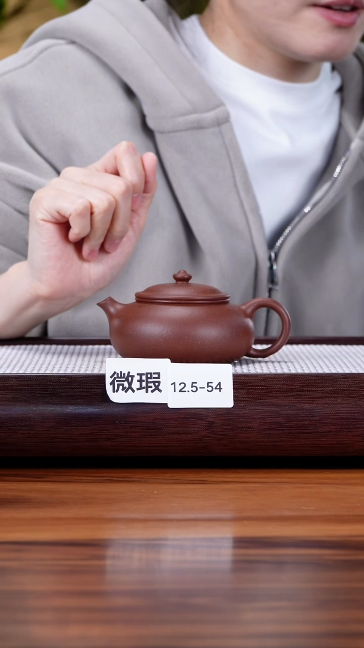 茶壶紫砂12.5-54 95全 紫泥寒江微瑕160